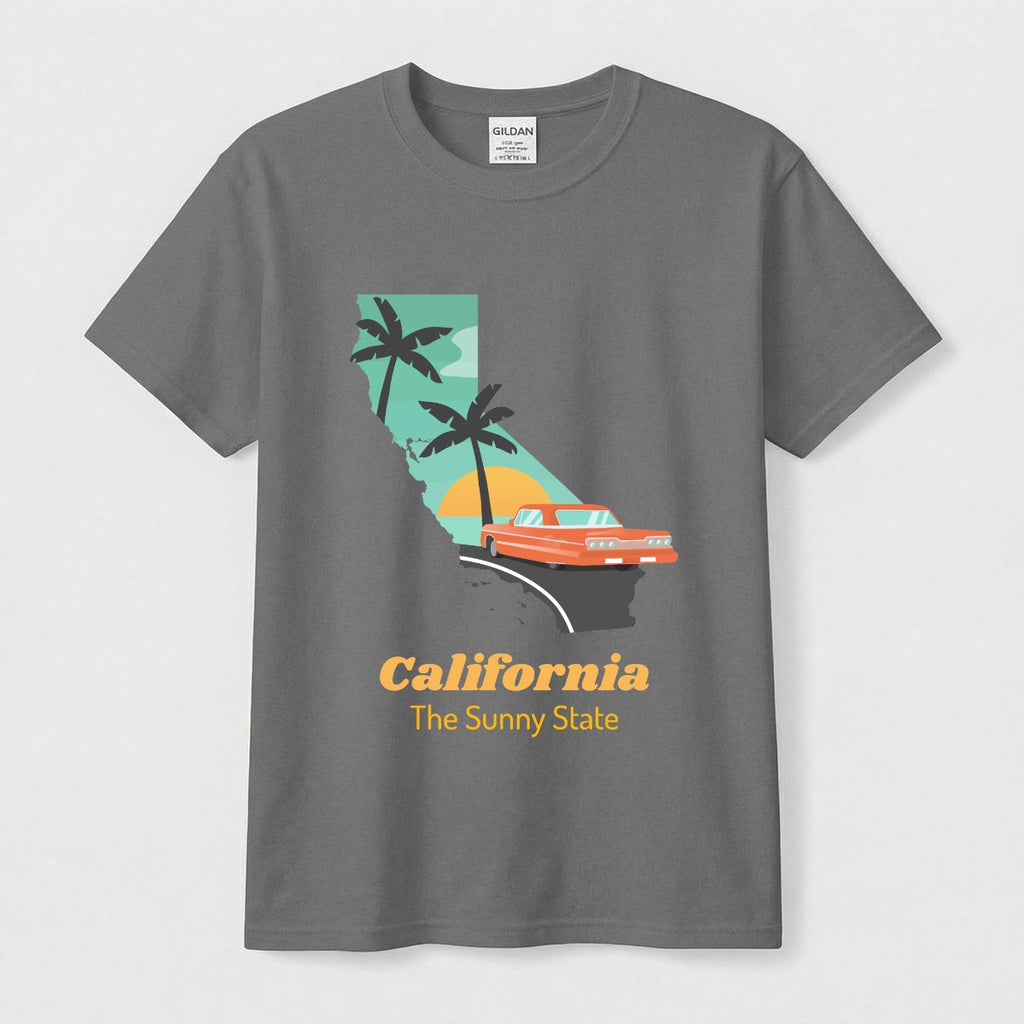 Men's T-Shirt Printed in USA |Gildan 5000 Double DTG